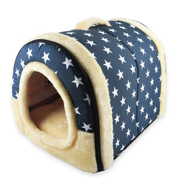 Niche pour chien intérieur étoile