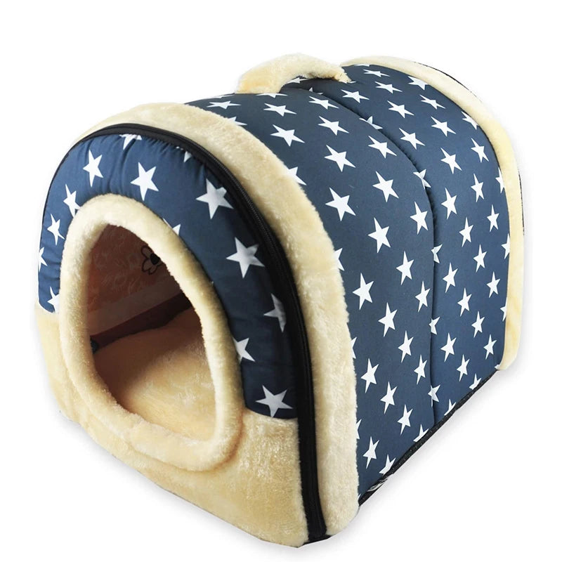Niche pour chien intérieur étoile