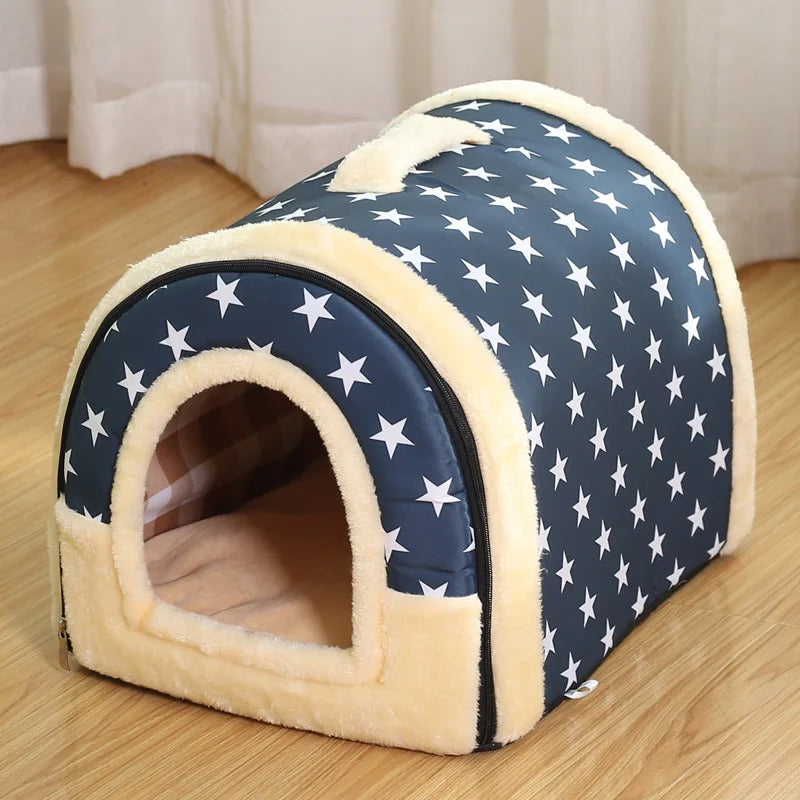 Niche pour chien intérieur étoile