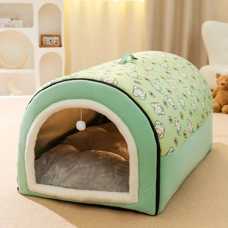 Panier pour chien intérieur vert